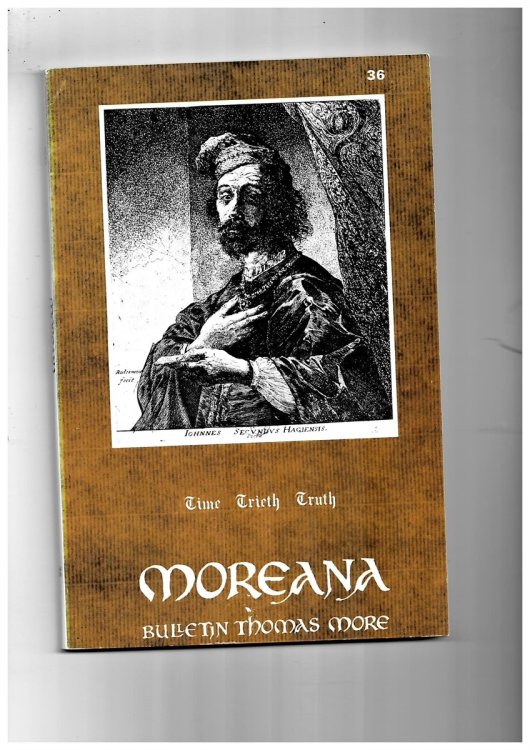 Moreana. Bulletin Thomas More. December 1972. No. 36