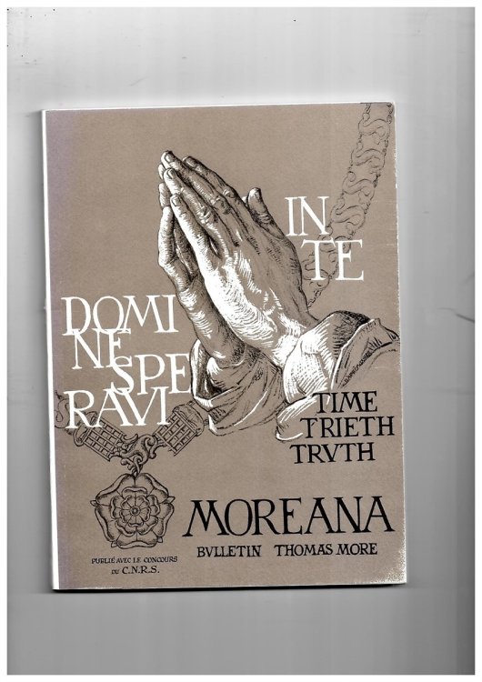 Moreana. Bulletin Thomas More Publie Avec Le Concours Du C. N. R. S. Junio 1983 Volume XX No. 78