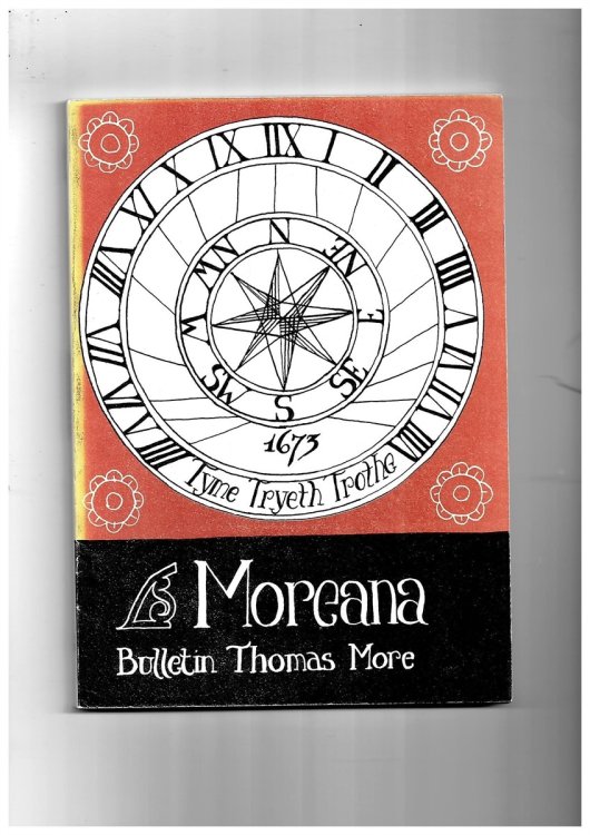 Moreana - Bulletin Thomas More. Mai 1975, Volume XII. No 46.