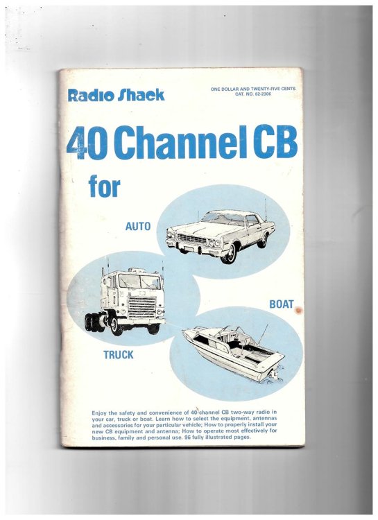 40 Channel CB for Auto, Truck & Boat