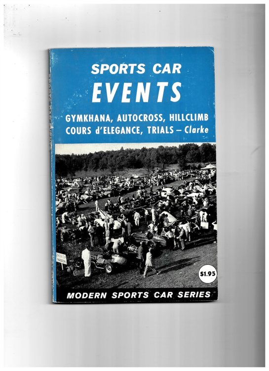 Sports Car Events - Gymkhanas, Autocrosses, Hillclimbs Concours D'Elegance and Trials