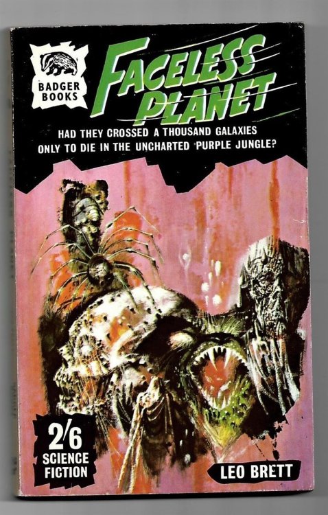 Faceless Planet. Had They Crossed a Thousand Galaxies Only to Die in the Uncharted Purple Jungle (Badger Books) (SF47)