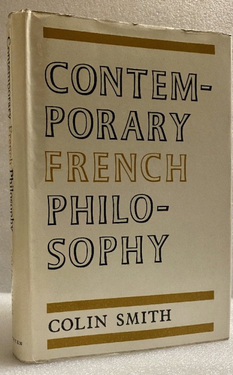 Contemporary French Philosophy a Study I