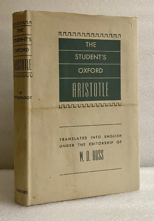 The Students Oxford Aristotle, Volume III: Psychology, de Anima Pava Naturalia