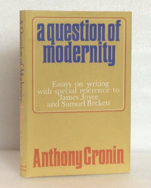 A Question of Modernity [Hardcover] Cronin, Anthony