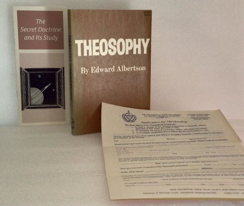 Theosophy for the millions (For the millions series, FM 43) Albertson, Edward
