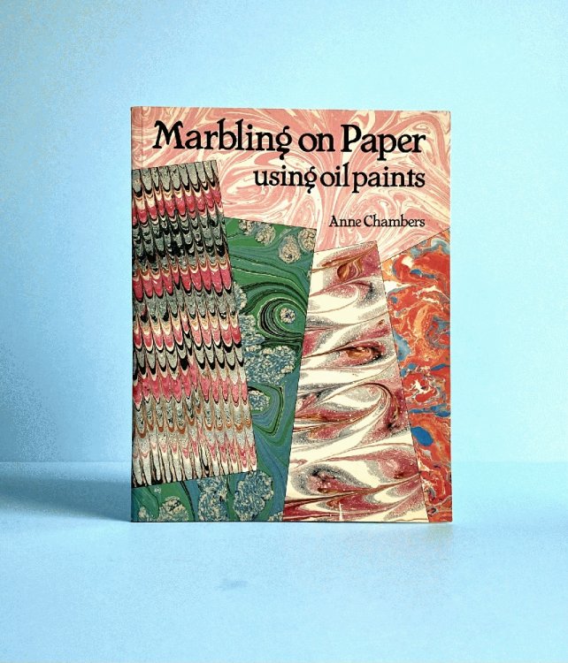 Marbling on Paper Using Oil Paints