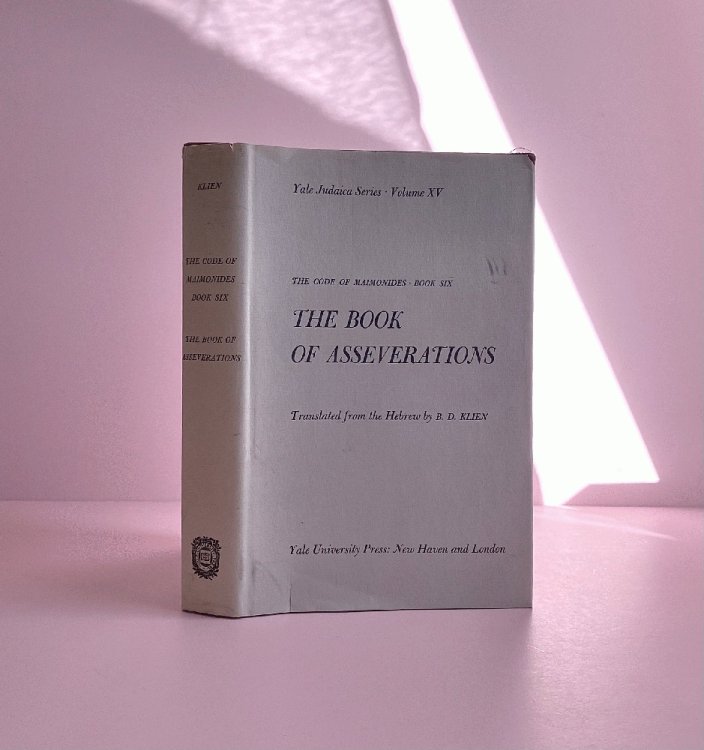 The Code of Maimonides: book 6, the Book of Asservations