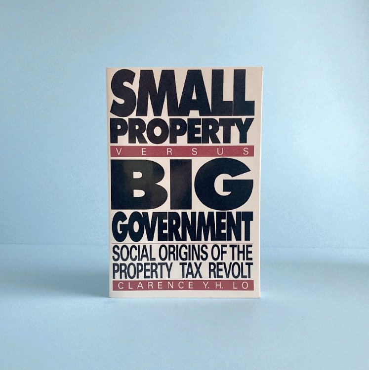 Small Property versus Big Government: Social Origins of the Property Tax Revolt, Expanded and Updated edition Lo, Clarence Y. H.