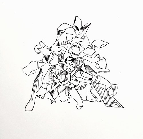 Policed Boundaries-original artwork