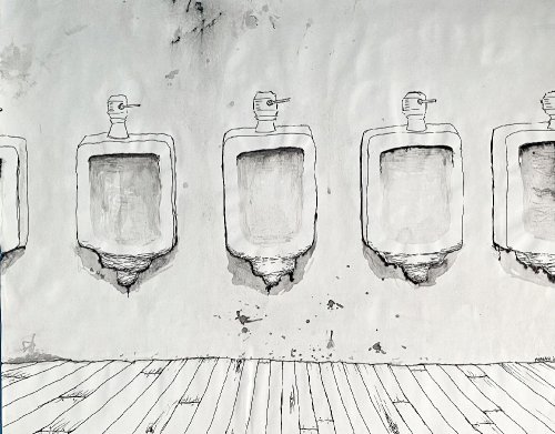Urinals-original artwork