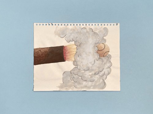 The Pitcher-original artwork