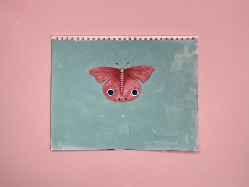 Butterflies 3-original artwork