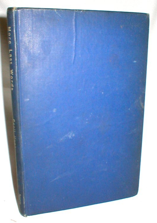 More Last Words; A Collection of Singular Authentic Epitaphs