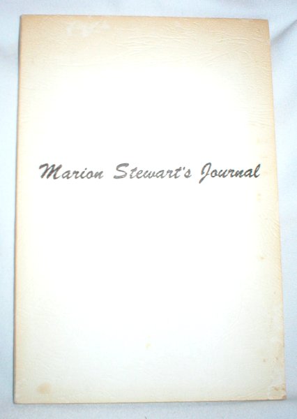 Marion Stewart's Journal