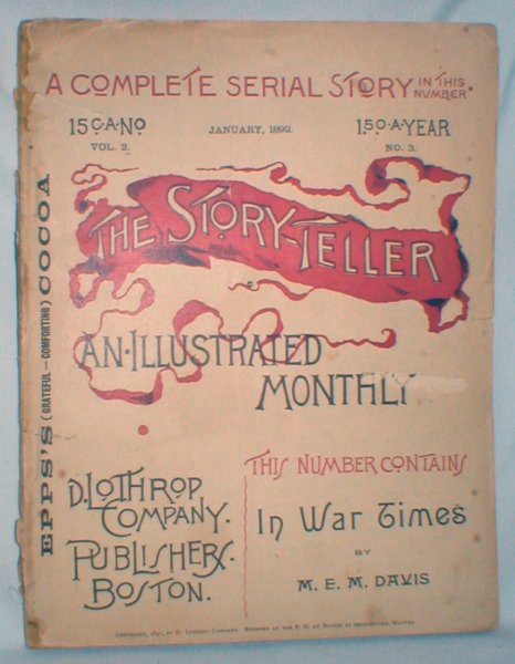 The Story-Teller; An Illustrated Monthly, Vol. 2, No. 3, Jan.1892