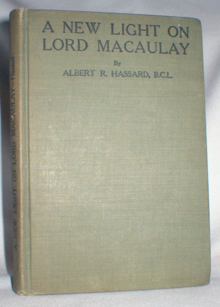 A New Light on Lord Macaulay