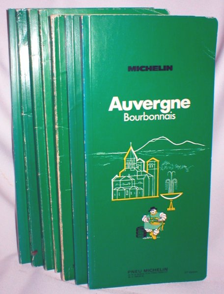 Seven Michelin Travel Guides to France