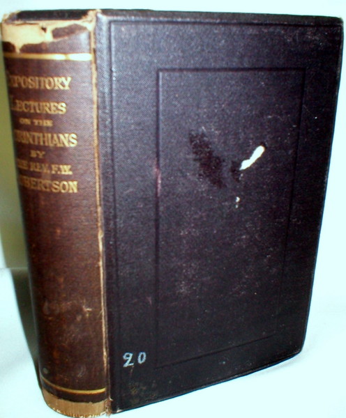 Expository Lectures on St. Paul's Epistle to the Corinthians