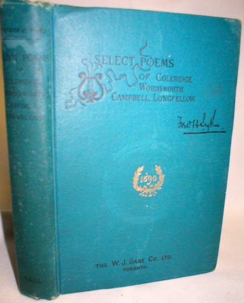 Select Poems of Coleridge, Wordsworth, Campbell, Longfellow