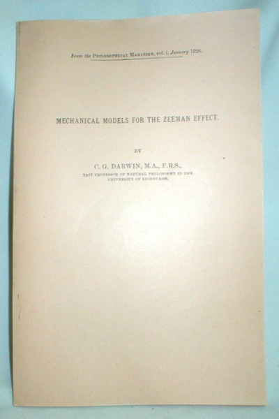 Mechanical Models for the Zeeman Effect