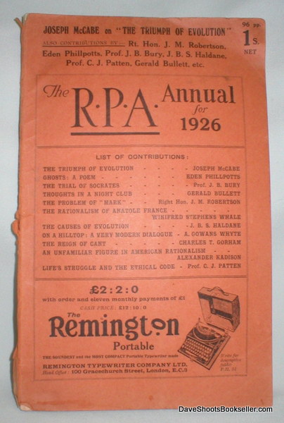 The R.P.A. Annual for 1926