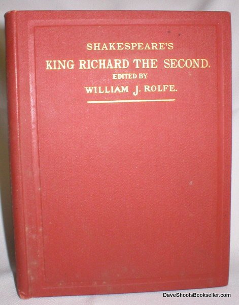 Shakespeare's Tragedy of King Richard the Second