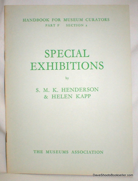 Handbook For Museum Creators, Part F, Section 2 (Special Exhibitions)