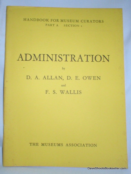 Handbook for Museum Curators, Part A, Section 1 (Administration)