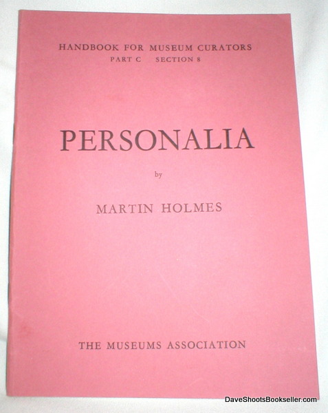 Handbook for Museum Creators, Part C, Section 8 (Personalia)