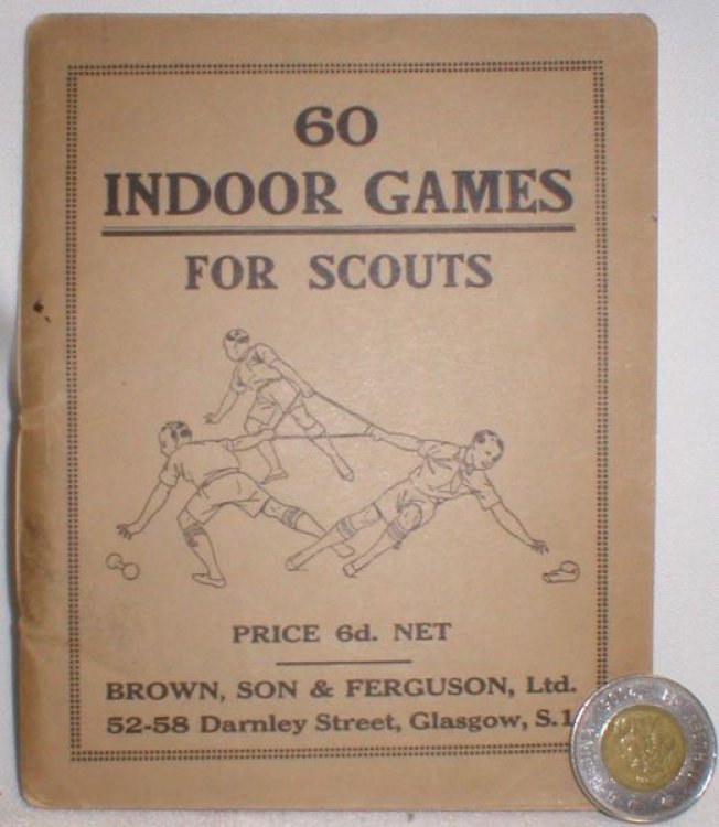 Sixty Indoor Games for Scouts