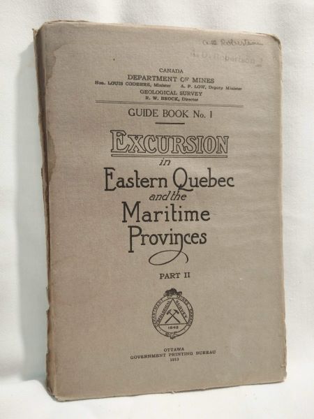 Excursion in Eastern Quebec and the Maritime Provinces - Part II (Guide Book No. 1)