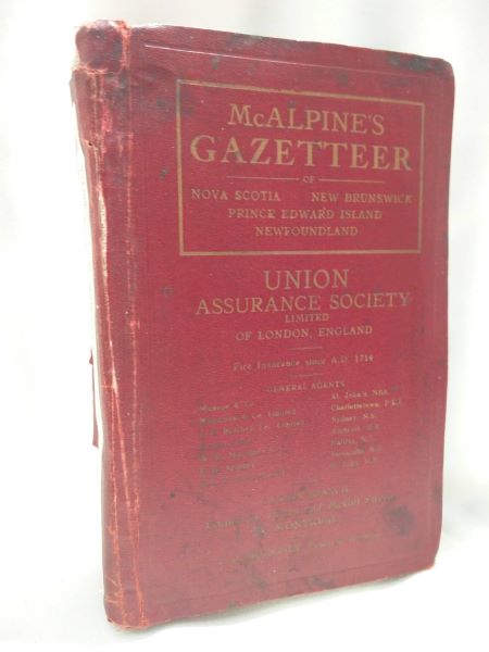 McAlpine's Gazetteer of Nova Scotia, New Brunswick, Prince Edward Island, Newfoundland