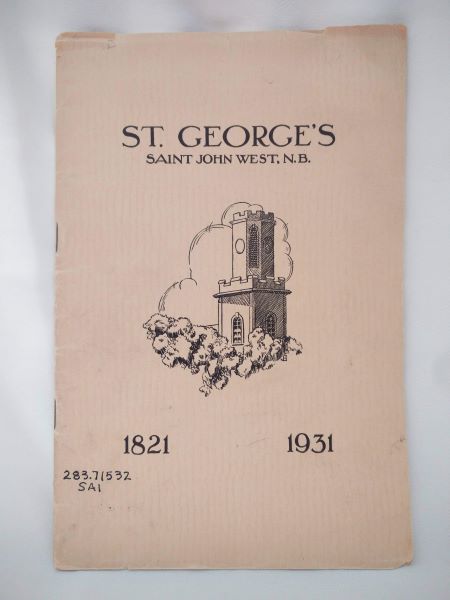 110th Anniversary Review of Saint George's Church - 1821-1931
