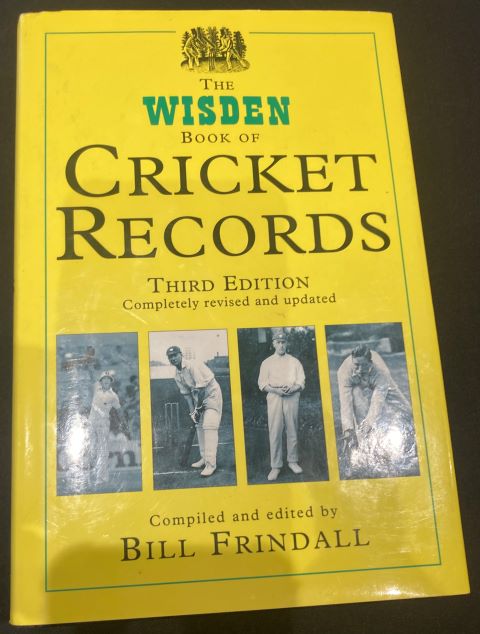 The Wisden Book of Cricket records third edition