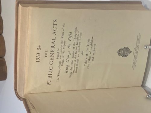 1933-34 The Public General Acts Passed in The Twenty-Fourth and Twenty-Fifth Years of The Reign of His Majesty King George the Fifth