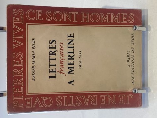 Lettres Francaise a Merline 1919-1922