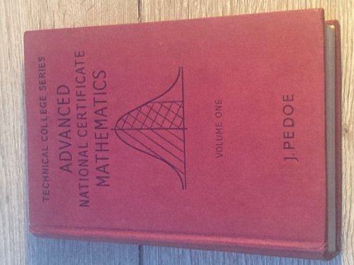 Advanced National Certificate Mathematics