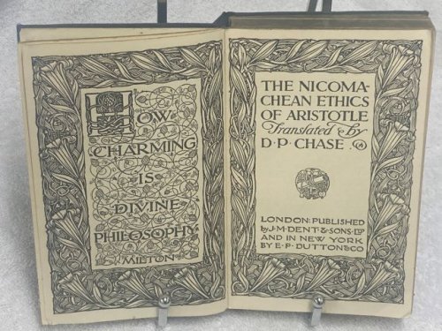 The Nicomachean Ethics