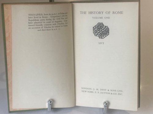 The History of Rome Volume I