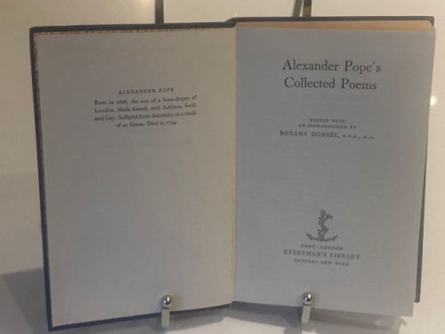 Alexander Pope's Collected Poems