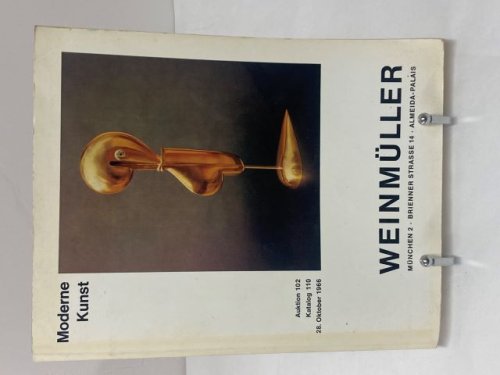 Moderne Kunst Auktion 102 Katalog 110 28. Oktober 1966