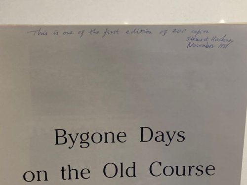 Bygone Days on the Old Course