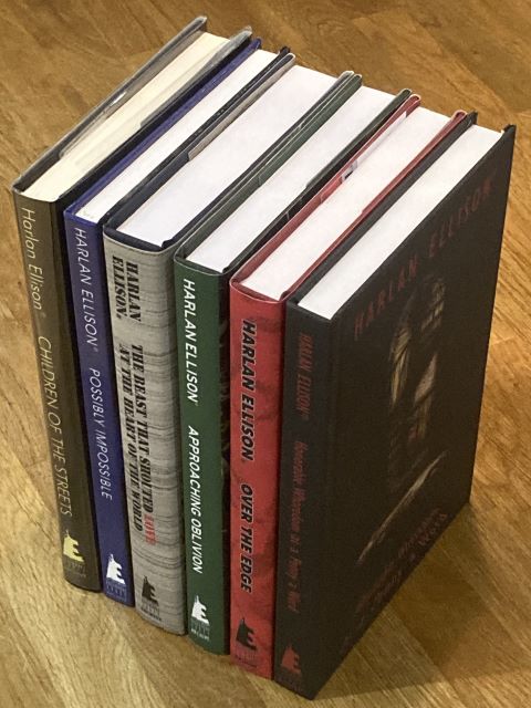 The Edgeworks Abbey Archive - 6 book set - Children of the Streets, Possibly Impossible, The Beast That Shouted Love at the Heart of the World, Approaching Oblivion, Over the Edge, Honorable Whoredom, and a Penny a Word.