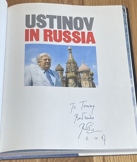 Ustinov in Russia