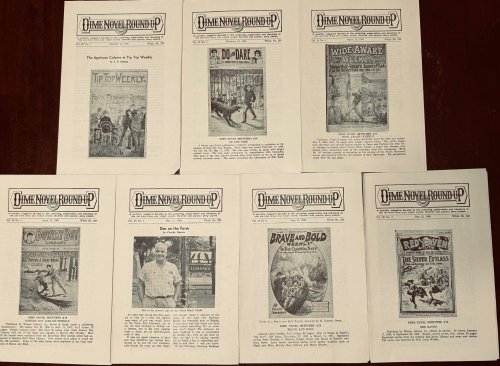 Dime Novel Round-Up Vol. 28, No.1 thru 12 plus Supplement (1960 Complete / Whole No. 328 thru 339) - Twelve Newsletters and One Supplement