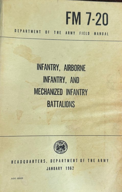 Infantry, Airborne Infantry, & Mechanized Infantry Battalions - FM 7-20 (Department of the Army Field Manual)