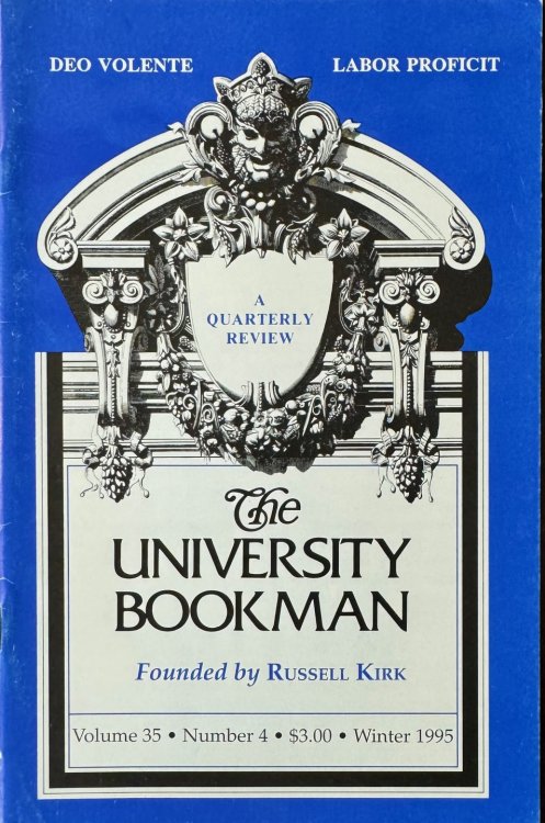 The University Bookman: A Quarterly Review - Volume 35 Number, 4 (Winter 1995)