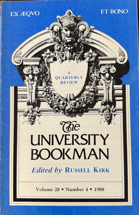 The University Bookman: A Quarterly Review - Volume 28, Number 4 (1988)