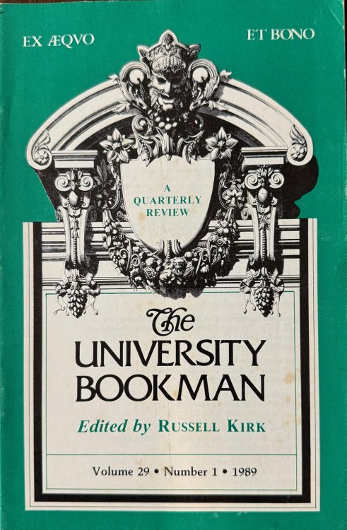 The University Bookman: A Quarterly Review - Volume 29, Number 1 (1989)